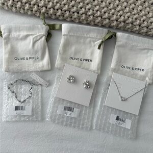 Olive & Piper Silver Jewelry Set
